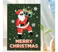 End-less Christmas Card With Glitter,End-less Christmas Rick Roll Card,End-less Musical Christmas Card,Merry Christmas Cards Funny,Thanksgiving Invitation Musical Santa Blessing Message Card For Adult