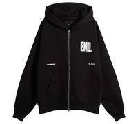END. Milano Creed Zip Hoodie Black