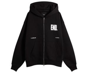 END. Milano Creed Zip Hoodie Black