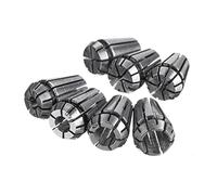 End Mill Collet Chuck Holder 7Pcs ER11 1/2/3/4/5/6/7mm Spring Collet Carving Machine Milling Chuck Tool Holder for CNC Engraving Lathe