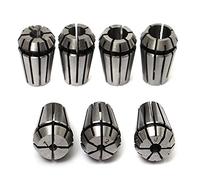 End Mill Collet Chuck Holder 7pcs ER11 1-7mm Spring Collet Chuck for CNC Milling Lathe Tool