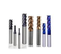 End Mill Sets 4 Flutes HRC50° HRC55° HRC65° Spiral End Mill CNC Router Bit 1mm To 20mm 4F End Mill For Wood Aluminum Steel Titanium