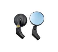 End Mirror Foldable 8 10MM Mirror For Motorcycle Round Small Side Mirror Universal For X-MAX For NMAX For Suzuki(Black 2)