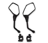 End Motorcycle Rear View Mirrors 22mm Handlebar Replacement for 400 Z900 Z1000 250 R1 R3 R25 PCX150 with Wide View Shatterproof Glass and Metal Construction for Motorcycles