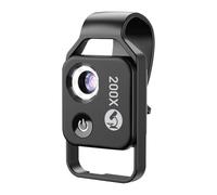 end Nano Zoom 200x Magnification Clip-On Lens Professional Phone Microscope With Clip Appra Phone Jade For Jewelry Lens For zoom zoom lens new nano attachment new zoom nano macro 2024