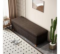 End Of Bed Storage Bench for Bedroom, Linen Storage Ottoman Bench Rectangle Accent Bench with Solid Wood Legs,safety Hinge, Modern Foot Rest for Living Room, Entryway