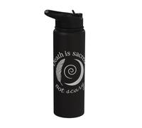End-of-Life Doula Gift Holy Death Support Grief Caregiver Stainless Steel Insulated Water Bottle