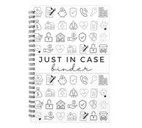 End of Life Planner, 7.9"x5.9" Peace of Mind Planner, Spiral End of Life Planners with Tabs for Senior, Guided Estate Planning Organizer for Final Arrangements & Important Affairs