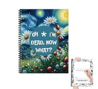 End Of Life Planner, Comprehensive Guidance, 28.4x20.9cm, Final Arrangements Notebook, Personal Legacy Organizer, Secure Documentation, For Belongings, Business, Affairs, Wishes, Family, Planning