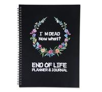 End of Life Planner, I'm Dead Now What Book, Death Planner Book for Possessions, Wills, Funeral Plans, Final Wishes