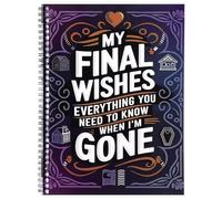 End of Life Planner, My Final Wishes Everything Need To Know When I'M Gone, Im Dead Now What Planner Death Binder End of Life Planners Organizer Binder