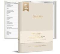 End of Life Planner UK A4 - Ample Writing Space - 160 Pages 19 Sections Final Arrangements Organizer Notebook - Beneficiary, Funeral Planning, Final Wishes & Will Preparation - Death Planner Book