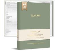End of Life Planner UK A4 - Ample Writing Space - 160 Pages 19 Sections Final Arrangements Organizer Notebook - Beneficiary, Funeral Planning, Final Wishes & Will Preparation - Death Planner Book