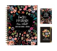 End of Life Planner UK and Organizer Hardcover - Sorry, It's Your Problem Now Because I'm Dead - Estate Planning Document, Final Wishes End-of-Life Arrangements Emergency Binder (B1)