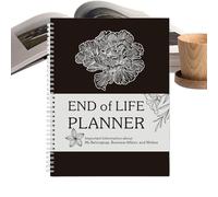 End of Life Planner UK, I'm Dead Now What Book My Final Wishes, Life Planner Organizer Notebook for Possessions, When I Die Journal Death Planner Organizer for Final Will Arrangements Workbook Guide
