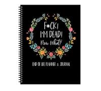 End of Life Planner UK,I'm Dead Now What Book Planner,Fuck I'M Dead Now What Book Planner,Happy Planner,A4 Planner,When I'M Gone Journal Organizer,for Possessions,Business Affairs,Final Wishes (Black)