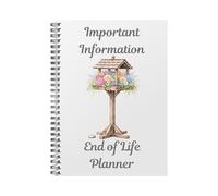 End of Life Spiral A4 Planner