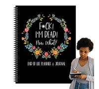 End Of Life Workbook, Fu-ck I'm Dead, End Of Life Planner, I'm Dead Now What, When I'm Gone Workbook Organizer Notebook For Beneficiary Info, Will Preparation, Last Wishes, Funeral Planning 28x21.5cm