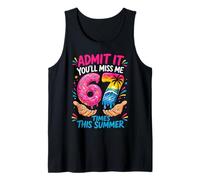 End of School Teacher Admit It You'll Miss Me 67 Last Day Tank Top