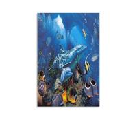 End of The Rainbow Sea Christian Riese Lassen's Poster (3) Canvas Wall Art Picture Prints Hanging Photo Decor Home Artworks 16x24inch(40x60cm)