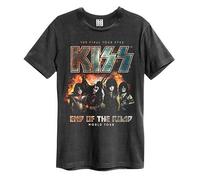 End Of The Road Tour Kiss T-Shirt Amplified Charcoal XS