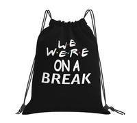 End Of Year Teacher We Are On A Break Men Women Pe Bag Adjustable Drawstring Backpack Large Gym Sack For Gym Sports Yoga