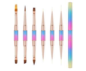 End Pens-Portable Painting Pencil Tools, Six Color Creative Varnish Markers, Easy Control Drawing Set | Decorative Beauty Craft Supplies