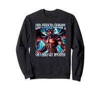 END PERIOD CRAMPS OR I WILL GET INVOLVED Meme Cringe Humor Sweatshirt