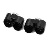 End Pipe Tail 1 Pair Exhaust Tailpipes For BMW For G20 320i 330i Upgrade Quad Carbon Fiber Muffler System 2020 Car Exhaust Tip(Carbon Fiber G)