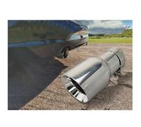 End Pipes 1 Pcs Car Muffler Tip Exhaust Tip Pipe Universal Exhaust Tip U Type For GTI MK7 For Golf7 Nozzle Double Matte Stainless Steel(Inlet60 outlet101mm)
