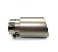 End Pipes 1 Pcs Universal Matte Stainless Steel Car Exhaust Tip Pipe Exhaust Tip For VW For GTI MK7 For Golf7 Nozzle 60MM 63mm Muffler Tip(IN 54MM-OUT 114MM)