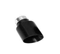 End Pipes 1 Piece Universal Matte Black Stainless Steel Car Muffler Tip Pipe Exhaust Tip For VW For GTI MK7 For Golf 7 Exhaust Nozzle(ID51MMOD101MM)
