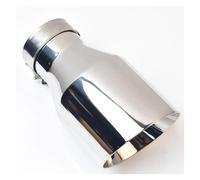 End Pipes 1 Piece Universal Stainless Steel Exhaust Muffler End Pipe Car Exhaust Tip(ID 51 OD 89 MM)