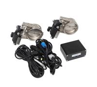 End Pipes Car Exhaust Pipe Electronic Valve Kit 51 63 76MM Button Controller Kit Controller Switch Universal(Kit 60mm)
