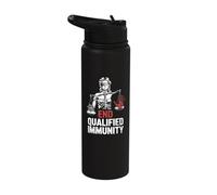 End Qualified Immunity | Justice Reform - Activist Stainless Steel Insulated Water Bottle