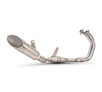 End Silencer Compatible With R3 For R25 For MT03 2015 2016 2017 2018 2019 2020 2021 2022 2023 2024 Motorcycle Exhaust Modify Stainless Front Link Pipe Muffler With Net