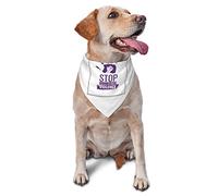 End & Stop Domestic Violence Spring Dog Bandanas Girl Bulk Pet Scarf Adjustable Soft Triangle Bibs Accessories for Small Medium Large Puppy Cats