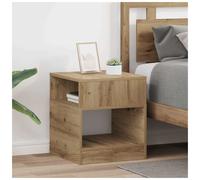 vidaXL End Table 2 pcs Artisan Oak 40.5 x 40 x 45 cm Engineered Wood