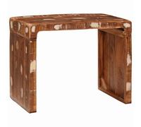 vidaXL End Table Brown 60 x 35 x 46 cm Solid Mango Wood