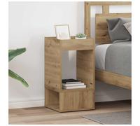 vidaXL End Table 2 pcs Artisan Oak 30 x 30 x 56 cm Engineered Wood
