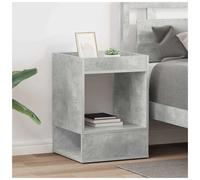 vidaXL End Table 2 pcs Concrete Grey 40 x 40 x 56 cm Engineered Wood