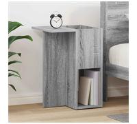End Table Grey Sonoma 35x40x55cm Engineered Wood Modern Storage Side Table Mini