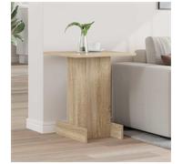 End table Sonoma oak 44.5x45x55cm Engineered Wood Storage Side Table with drawer