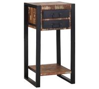 End Table with Drawer with Shelf with Storage Accent Side Center Coffee vidaXL