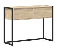 End Table with Drawer with Storage Engineered Wood Industrial Stylish vidaXL
