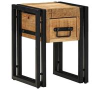End Table with Drawer with Storage Living Room Accent Interior Modern vidaXL
