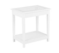 Beliani Side Table Attu White