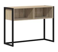 End Table with Storage Engineered Wood Industrial Living Room Modern vidaXL