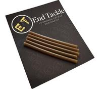 End Tackle Heat Shrink Tubing, Small 1.6mm, Medium 2.4mm, Large 3.6mm, 50mm Length, Black, Brown, Green, Terminalm Tackle (10, Brown, 1.6mm (Small))