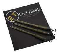 End Tackle PVA Stems, 65mm Length, With Flexi Ring Size 8 Swivel, Terminal Tackle Fishing Tackle
